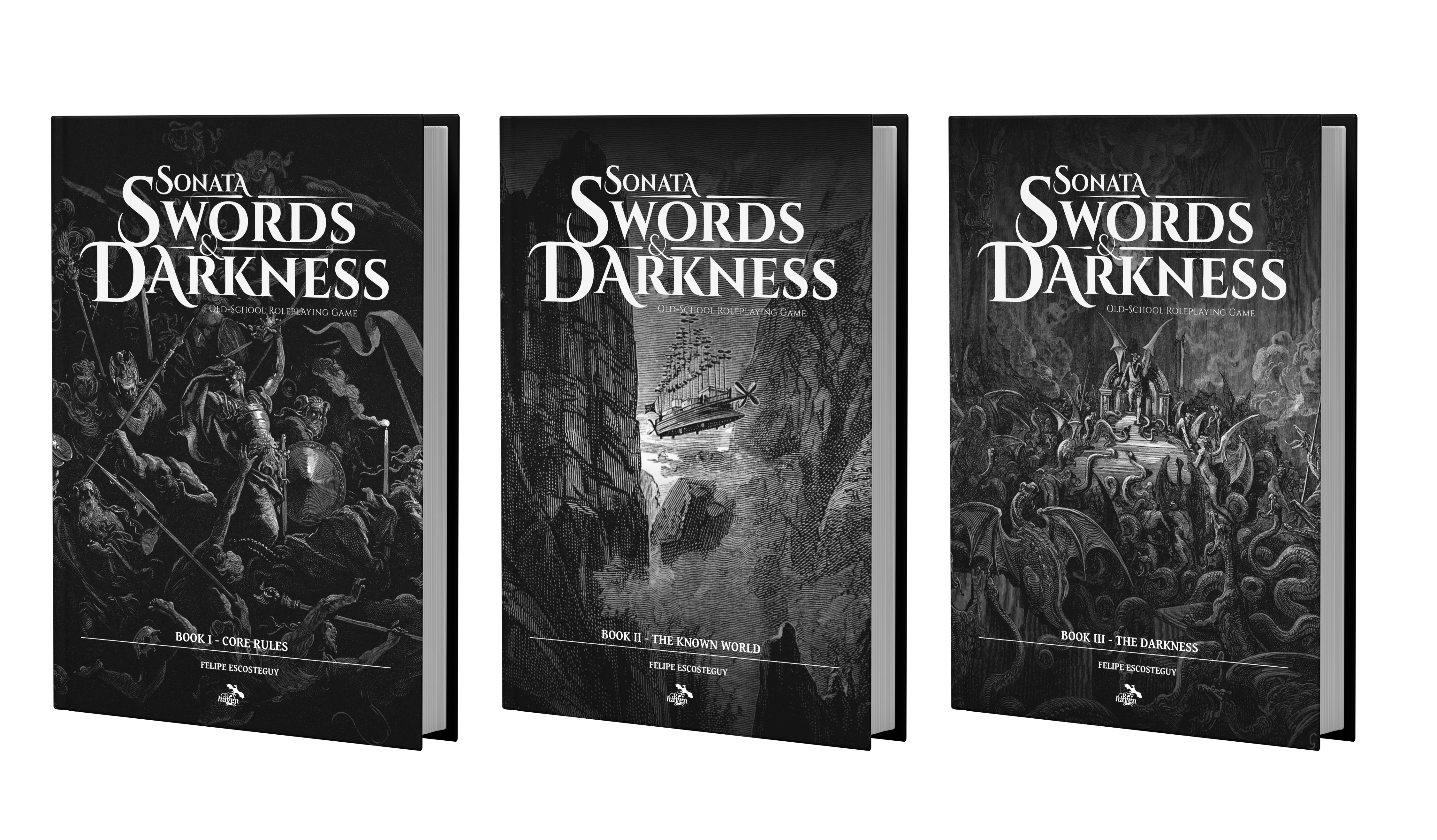 The three Sonata books